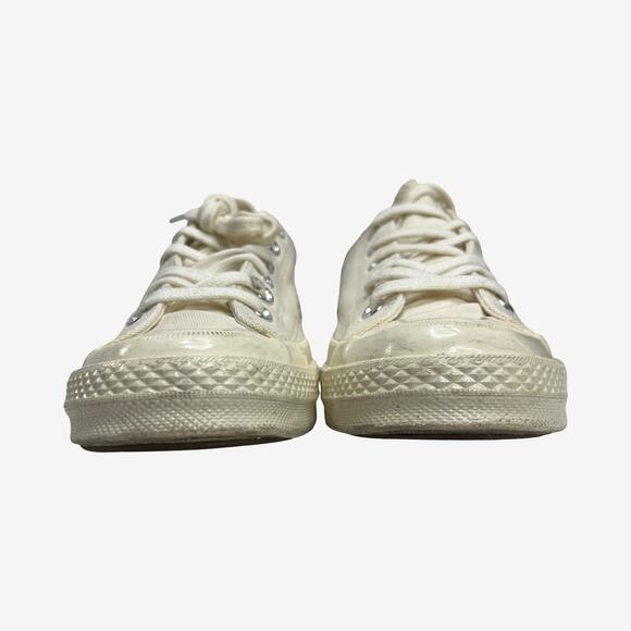 Comme Des Garçons PLAY x Converse Chuck Taylor Red Heart Low Top Sneakers 7M/ 9W - Picture 11 of 12